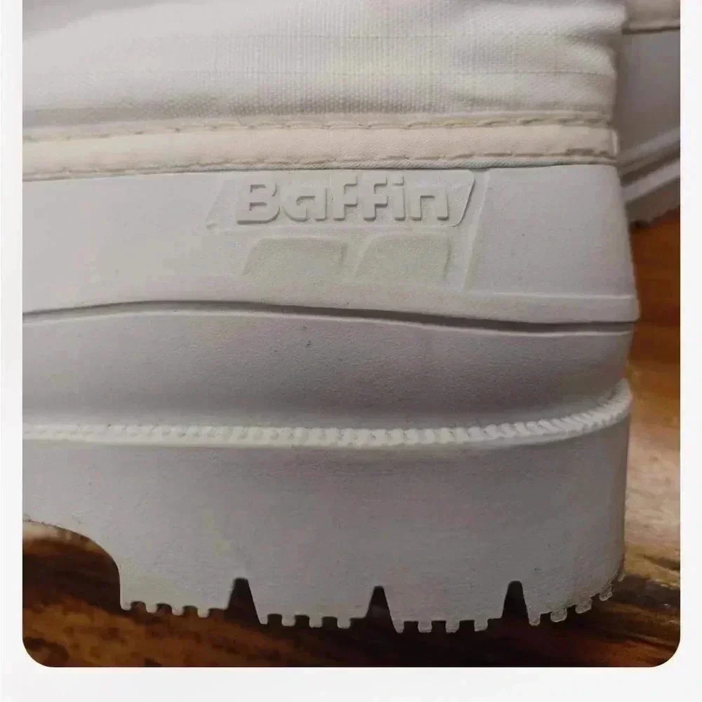 Baffin White Winter Ankle  Boots Size 6 - Picture 3 of 11